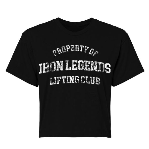 PROPERTY OF - WOMEN'S CROP T-SHIRT - $T4XH7M$ Thumbnail