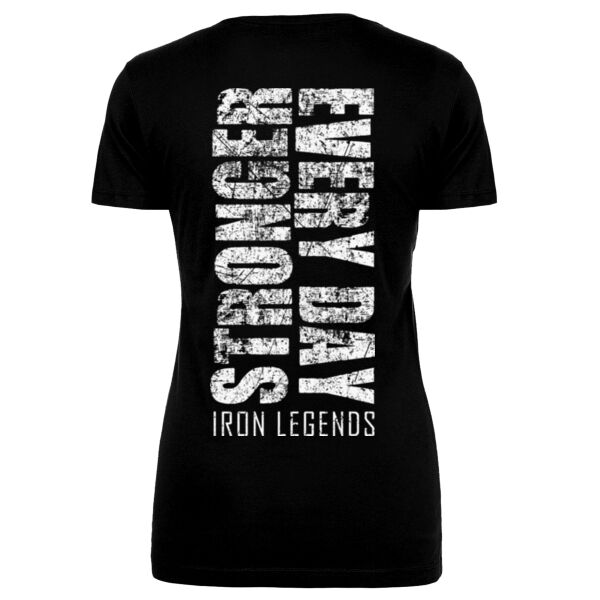 STRONGER EVERY DAY BACKBONE - WOMEN'S FITTED T-SHIRT Thumbnail