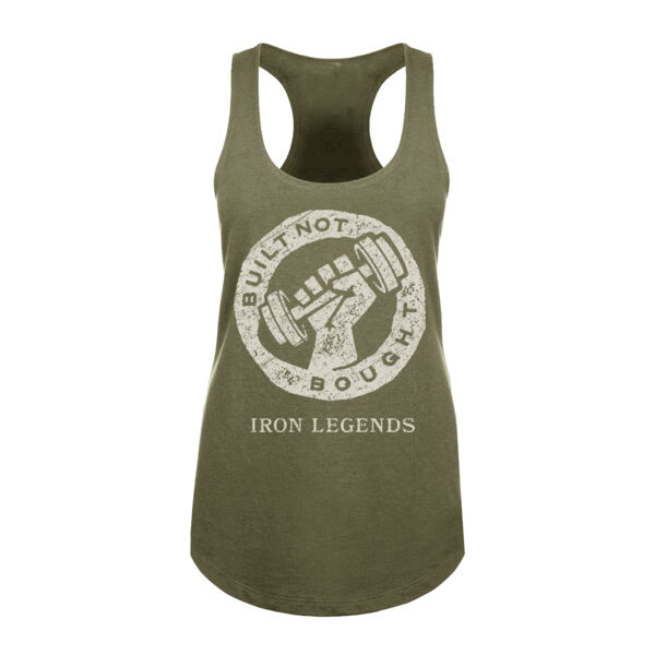 BUILT NOT BOUGHT - WOMEN'S FITTED TANK TOP Thumbnail